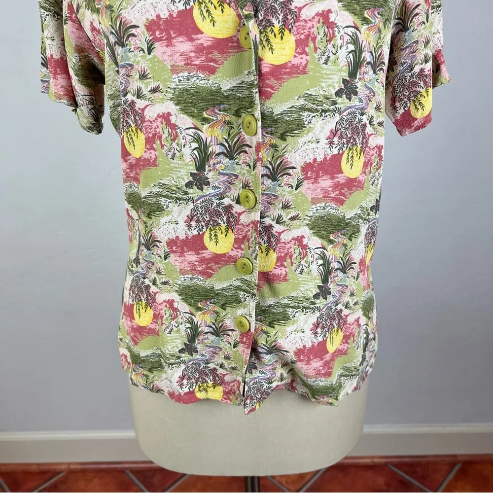 FLAX Swamp Forrest Printed Shirt - Image 4