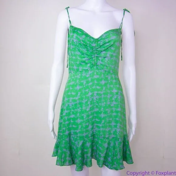 NEW Intimately Free People Caught Up Printed Slip Dress, Green, XS‎ - Image 5