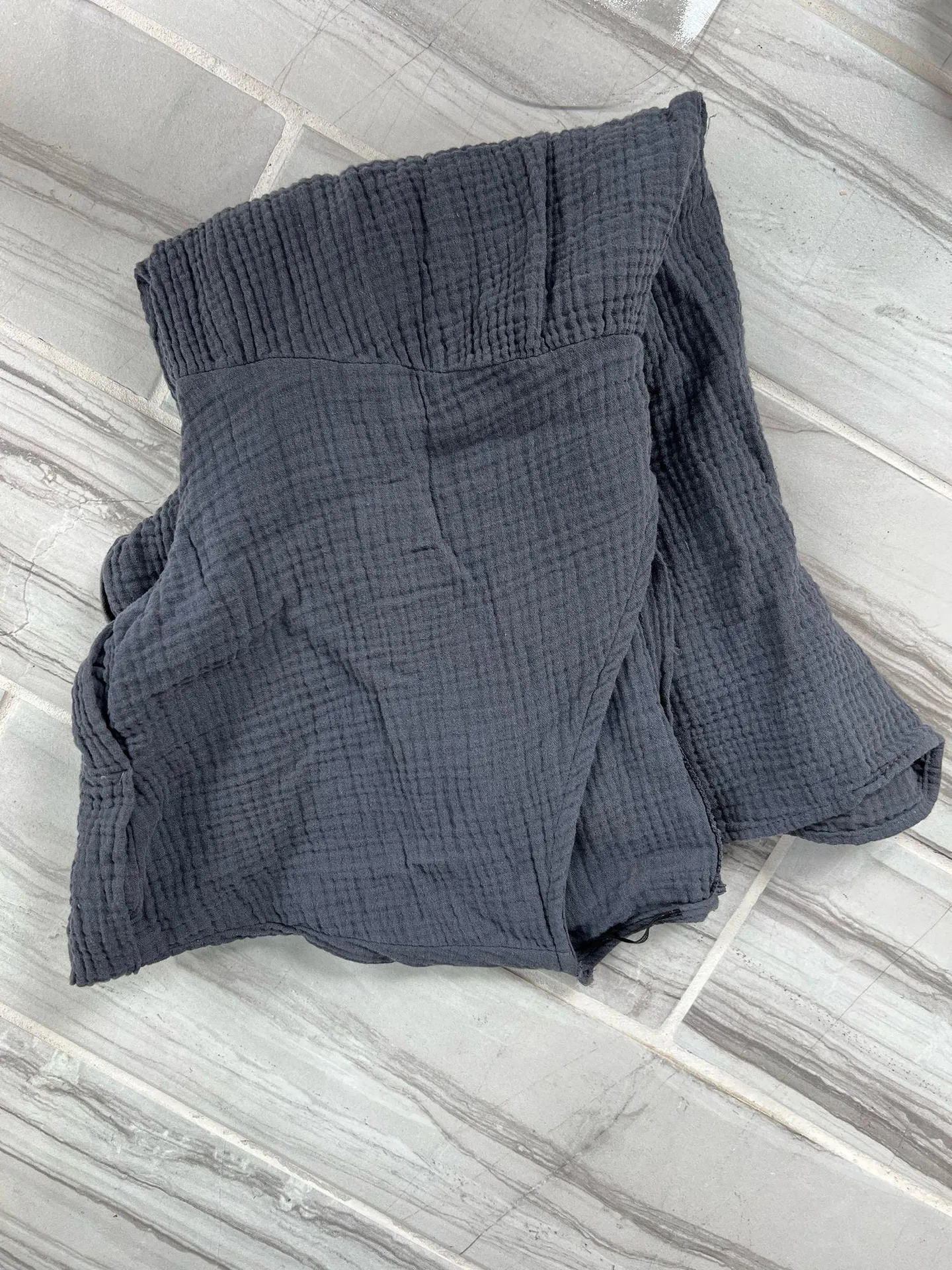 Final Touch Blue/Grey Romper Maternity  - Image 4