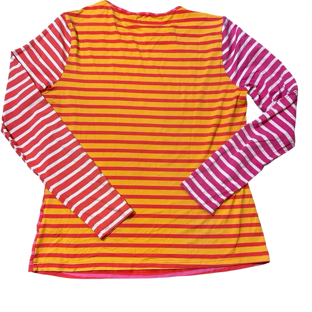 Lands’ End Long Sleeve Rash Guard Colorblock - Swim Top | Women’s Small - Image 7