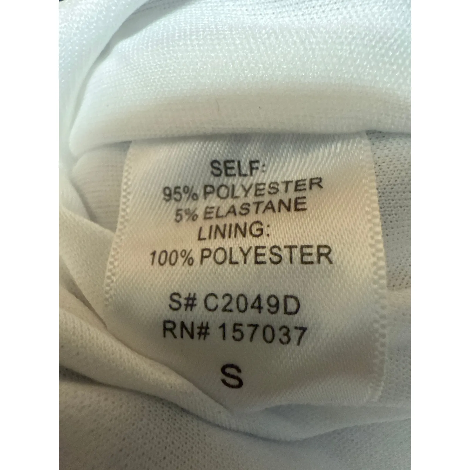 Et Clet Blue Swirl Marble Print Sleeveless Strapless Mini Tube Bodycon Dress S - Image 5