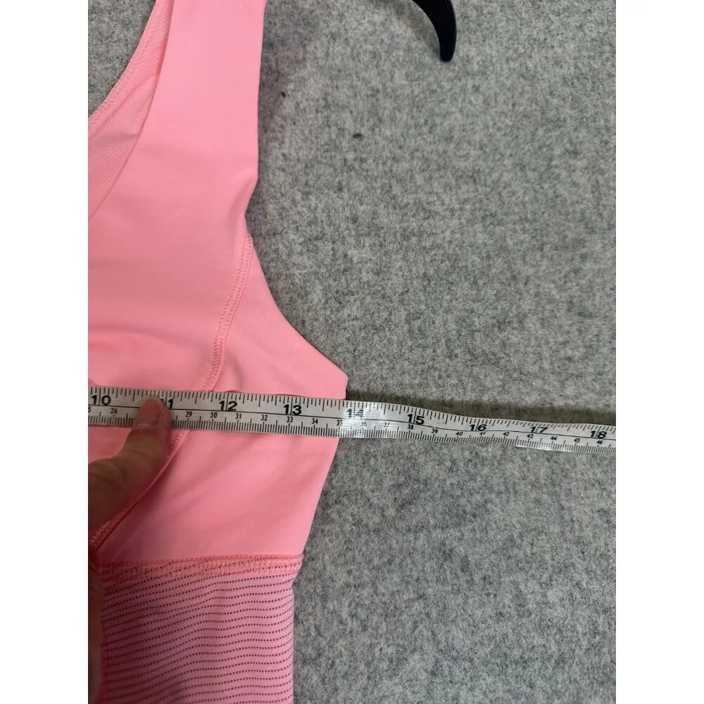 Lululemon Hustle and Bustle Tank Top Womens Size 4 Pink Stripe V - Image 12