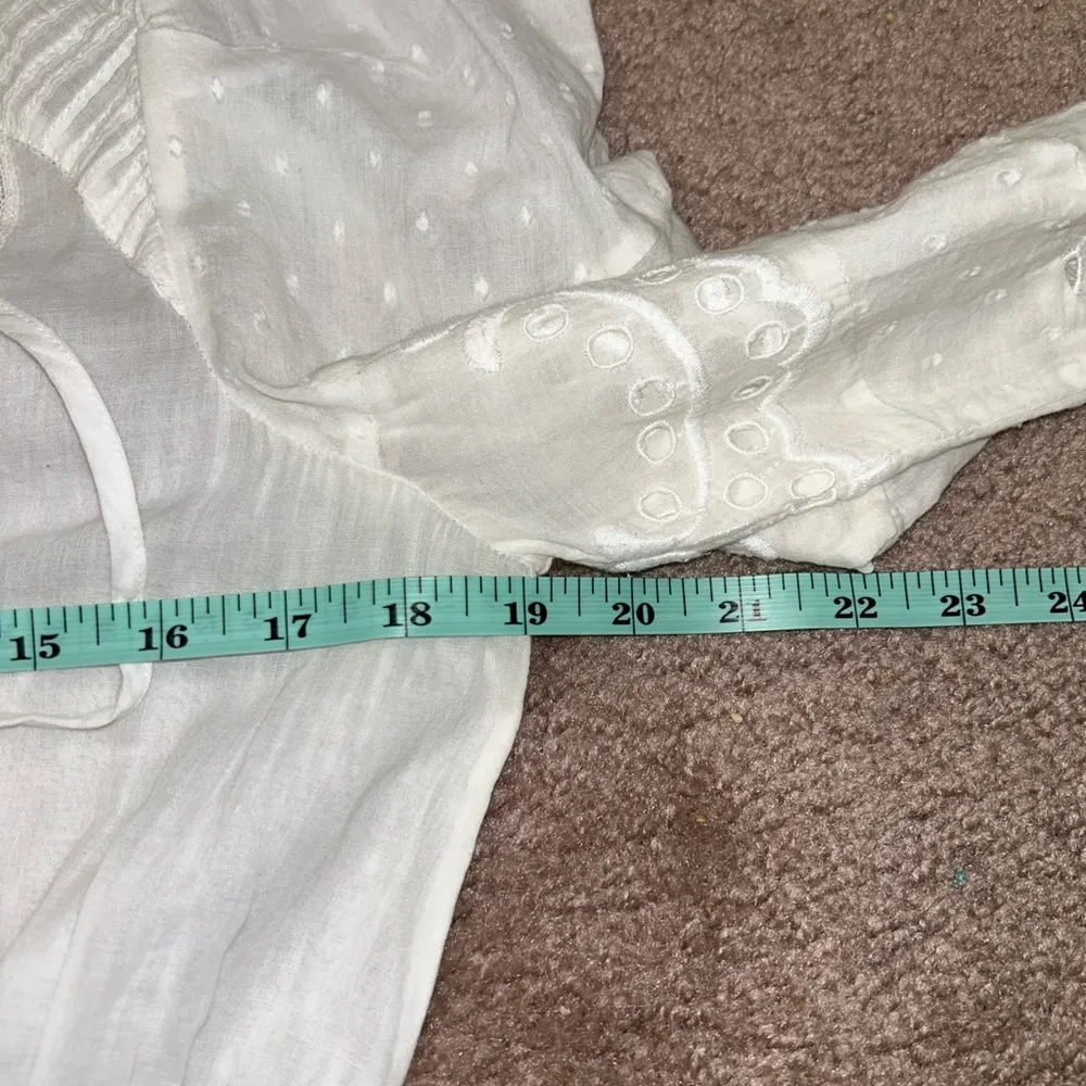 Loveshackfancy Isidore White Lace Mini Dress Size Large - Image 8