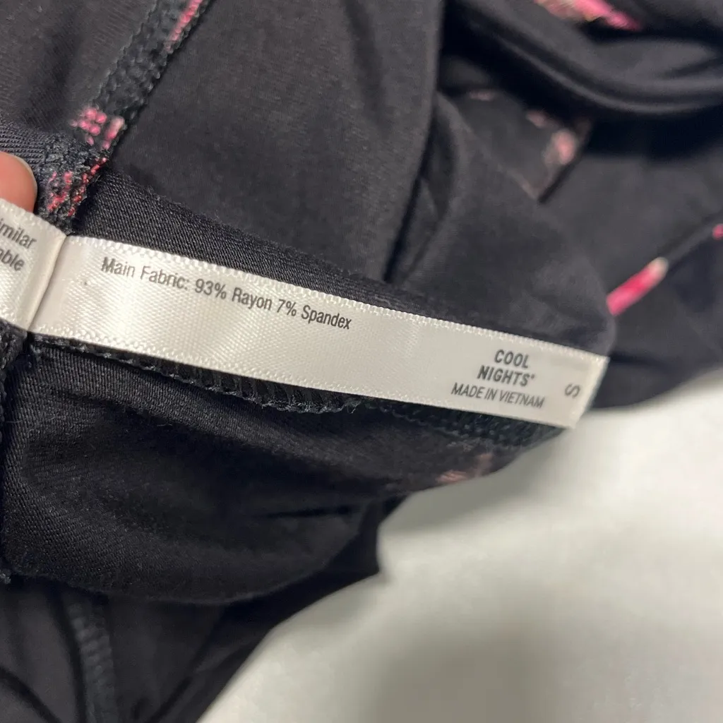 Soma Cool Nights Cocktails pull on Pajama pants with pockets size small Black - Image 3