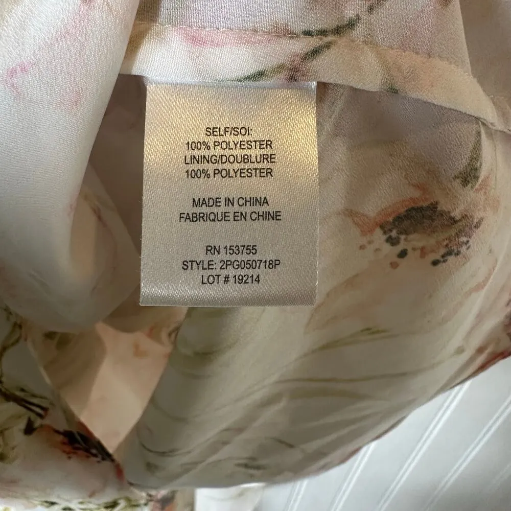 Haute Hippie Floral Print Asymmetrical Hem Dress - Image 4