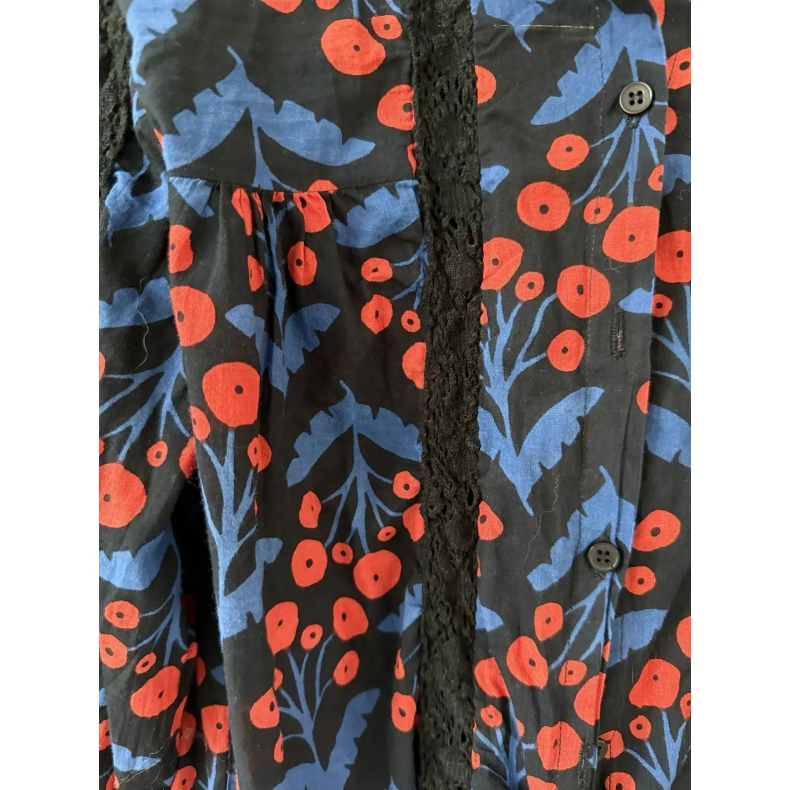 Compania Fantastica Poppy Print Long - Image 11