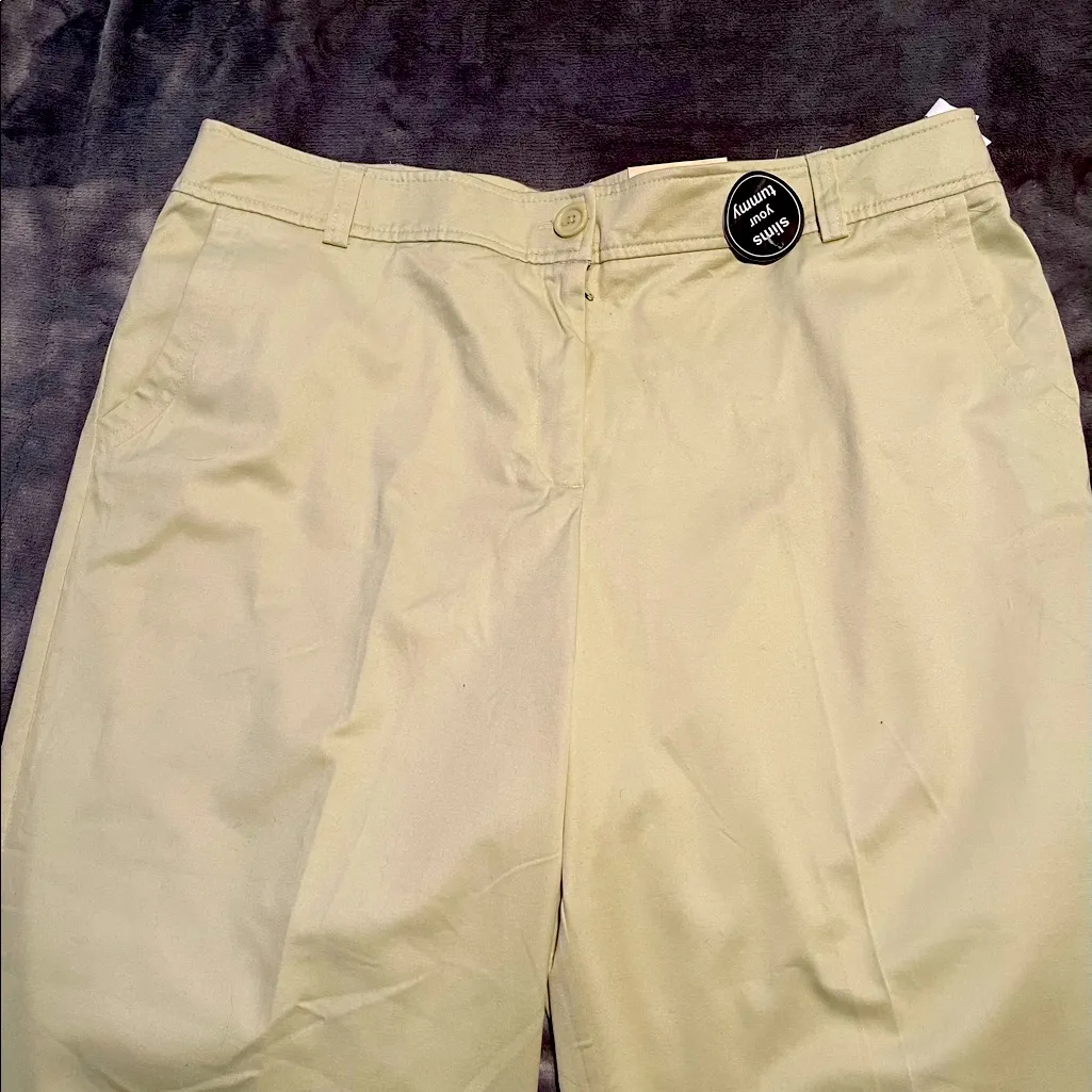 Tummy Control Capris lime green - Image 2