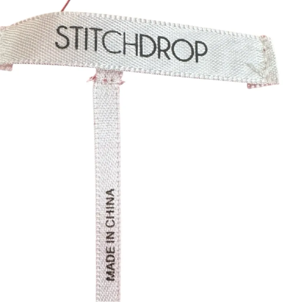 STITCHDROP Coral Thin Knit Sweater Size S Pink - Image 8