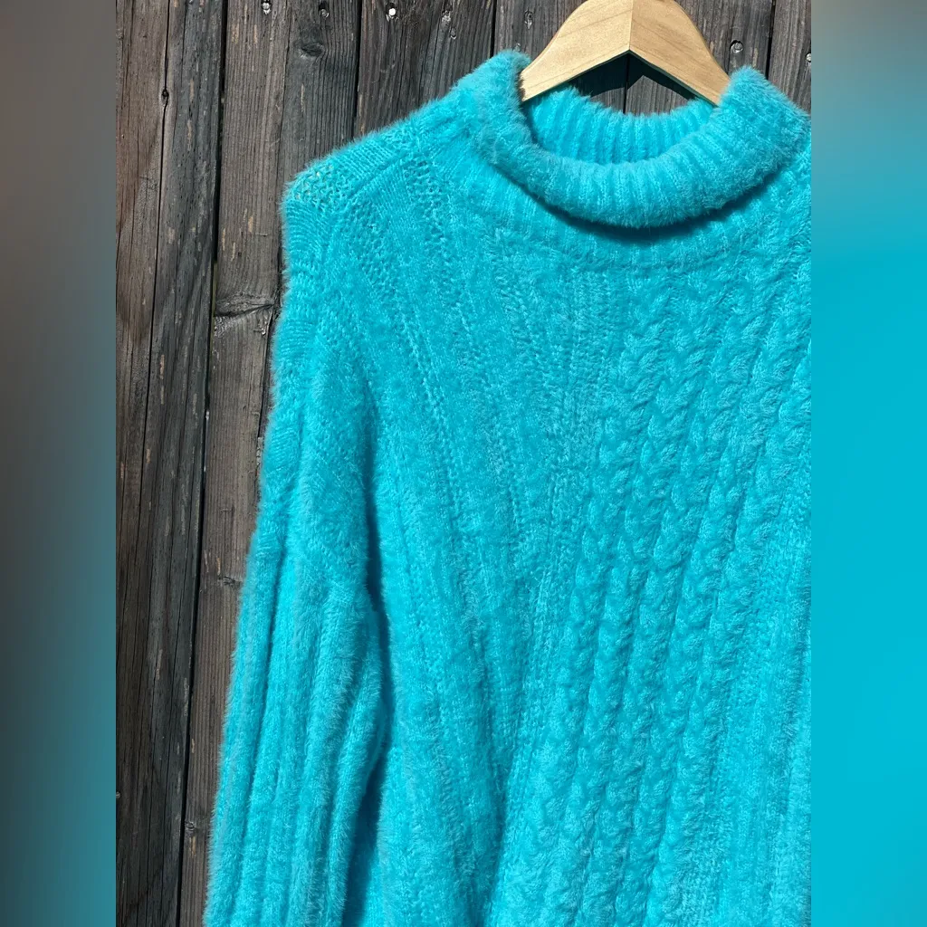 Anthropologie Cable Tunic Sweater Mini Dress NWT - Image 7