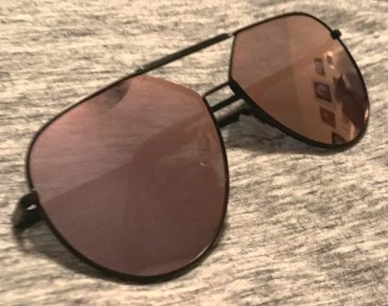 aviator style sunglasses Purple - Image 4