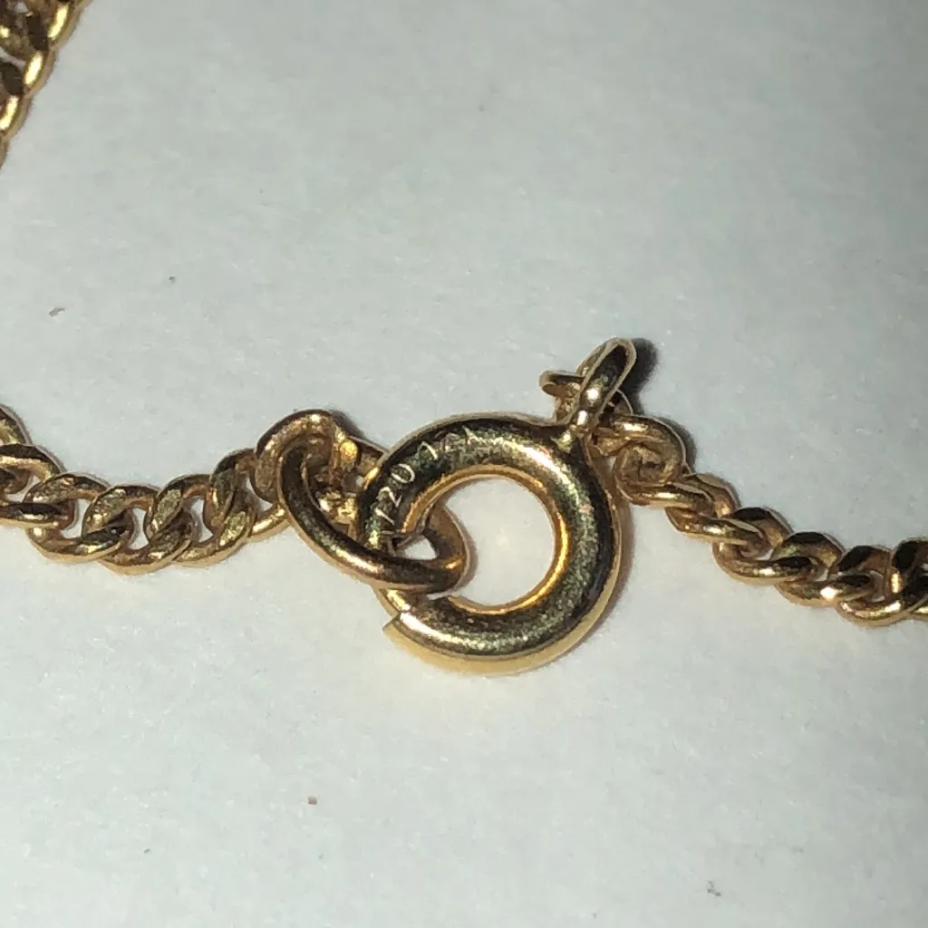 Gold Filled Vintage State of New Jersey 20 Years Service Medal Pendant Necklace - Image 6