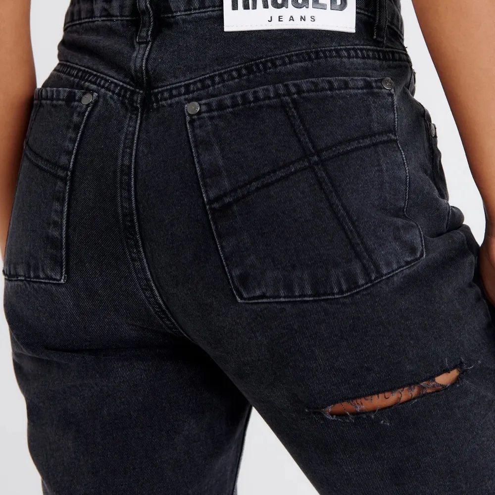 NWT BUTT CUT JEAN - CHARCOAL - Image 5