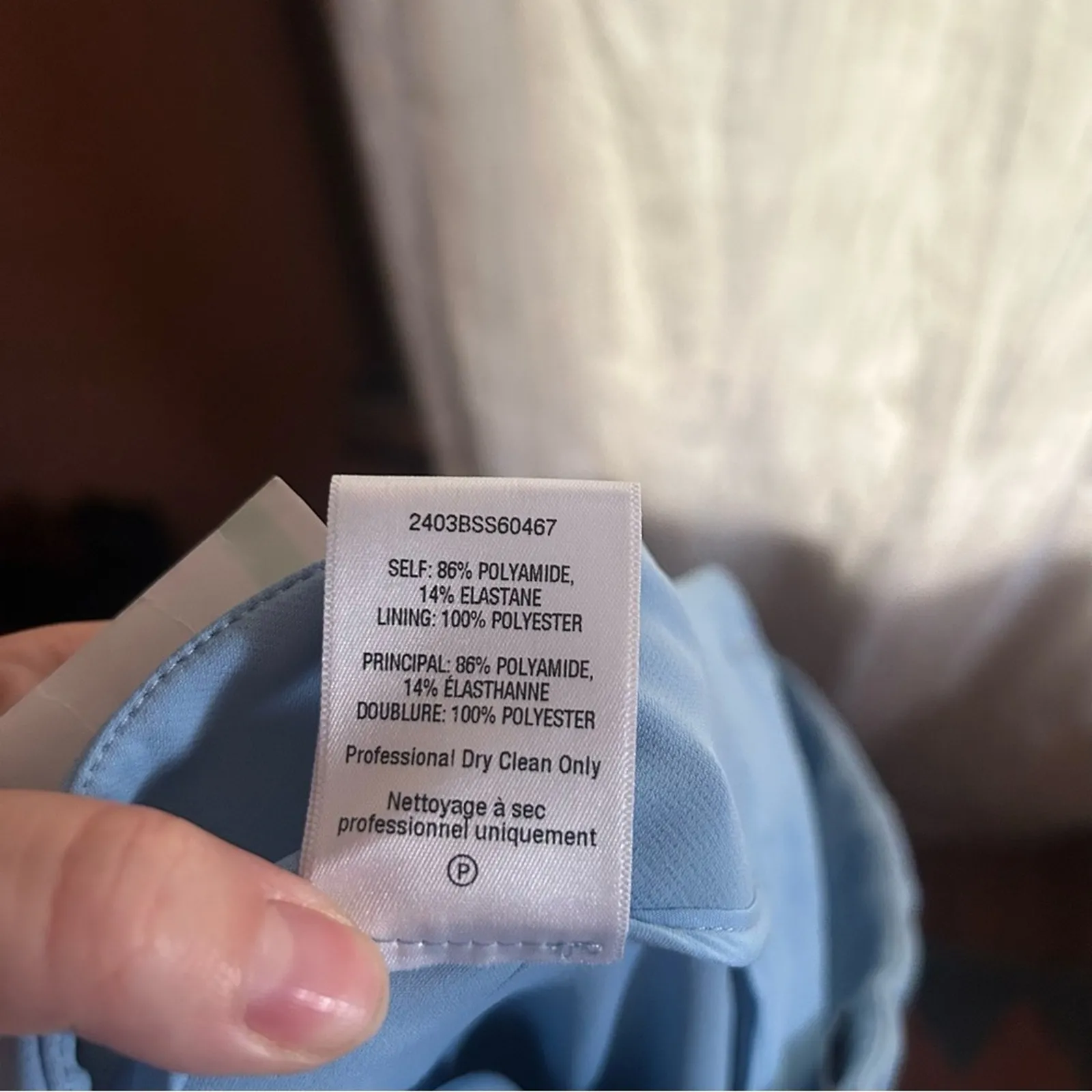 Veronica Beard Jaya Pintuck Trousers Old Money Dress Pants Blue NWT $478 Size 6 - Image 6