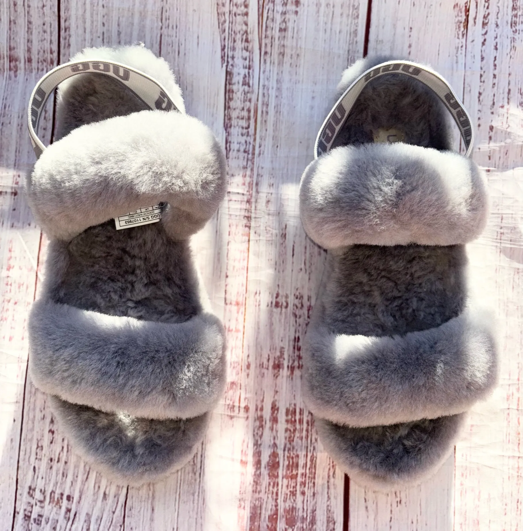 oh yeah slides fuzzy wool Slippers 8 - Image 3