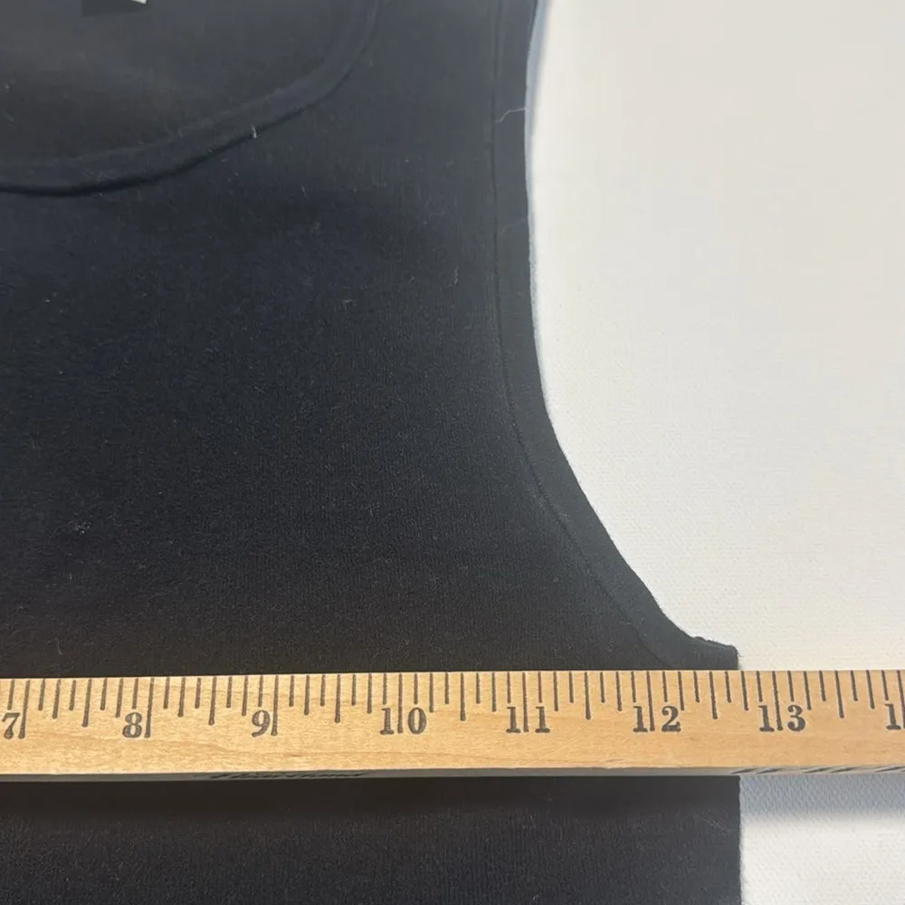 Good American Women's Cut in Cropped Sweater Black Size 1-2 Sexy Summer Classic - Image 5