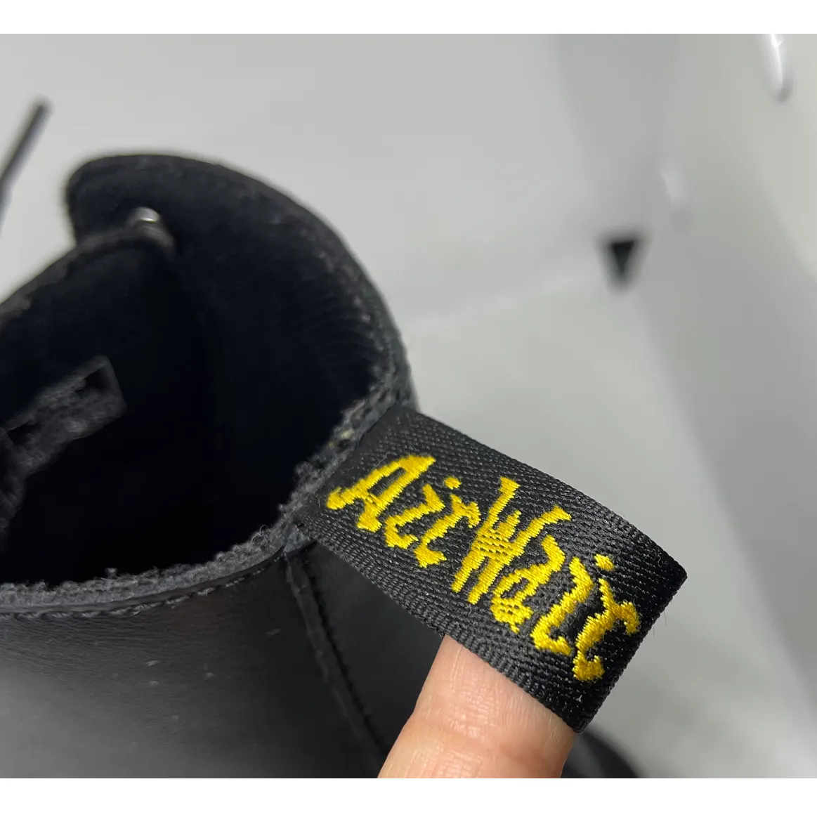 DR. MARTENS Black Luana Combat Leather Lace Up Boots - Image 8