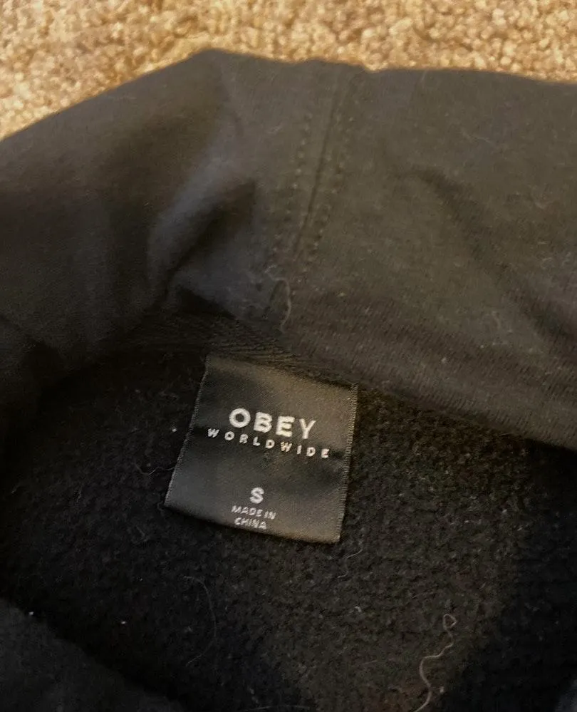 Obey Black Hoodie - Image 5