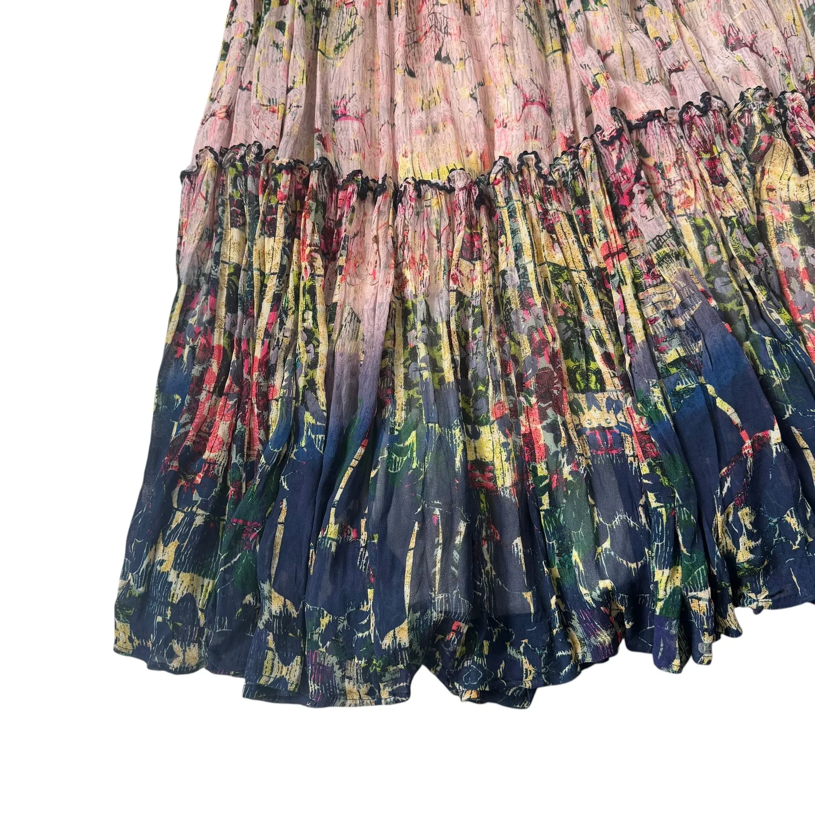 Anthropologie Multicolor Tiered Maxi Dress - Image 7