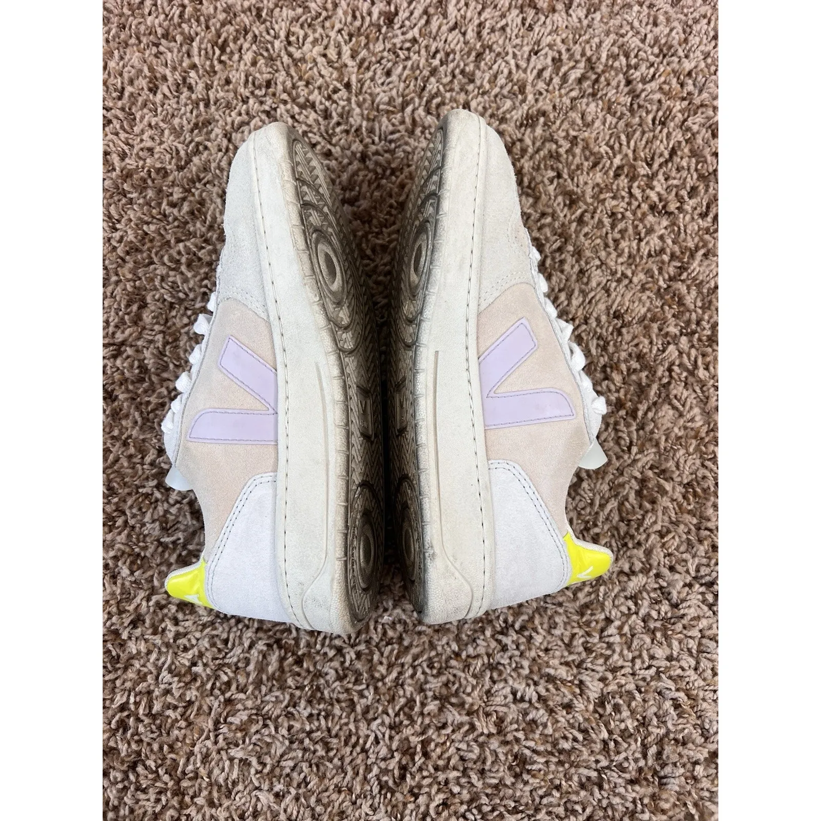 Veja Sneakers Womens V-10 Suede Shoes Multicolor Sneakers Sz US 5 EU 36 - Image 11