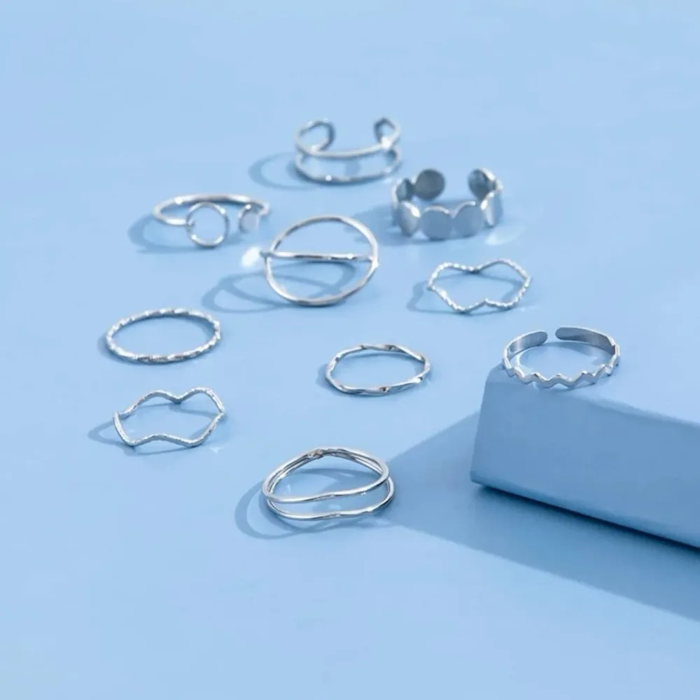 10 piece ring set - Image 3