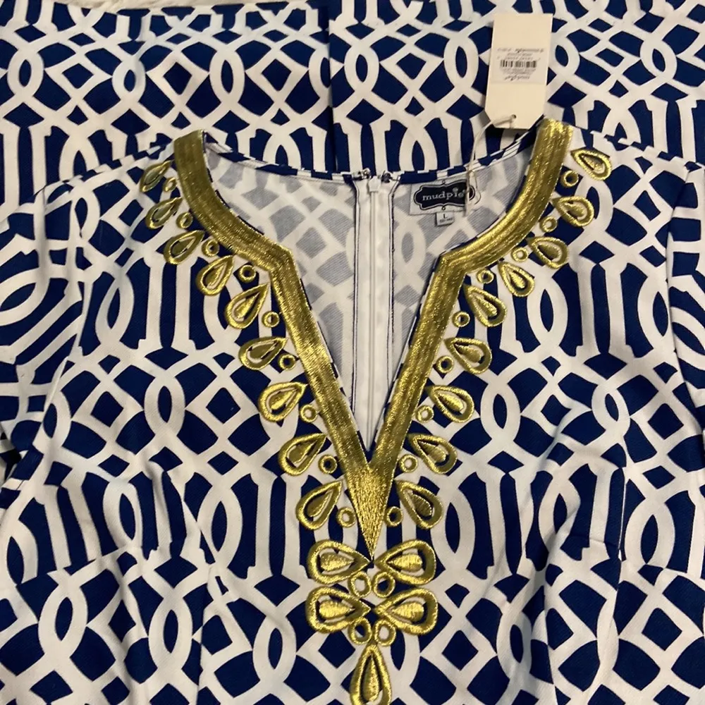 MUDPIE Jacks Dress size L length 38” bust 38” brand new with tags - Image 13