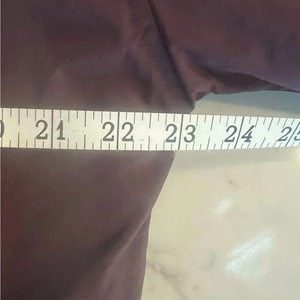 New Balance Linear Heritage Woven Bomber Jacket Plum Women’s Size Small EUC - Image 7