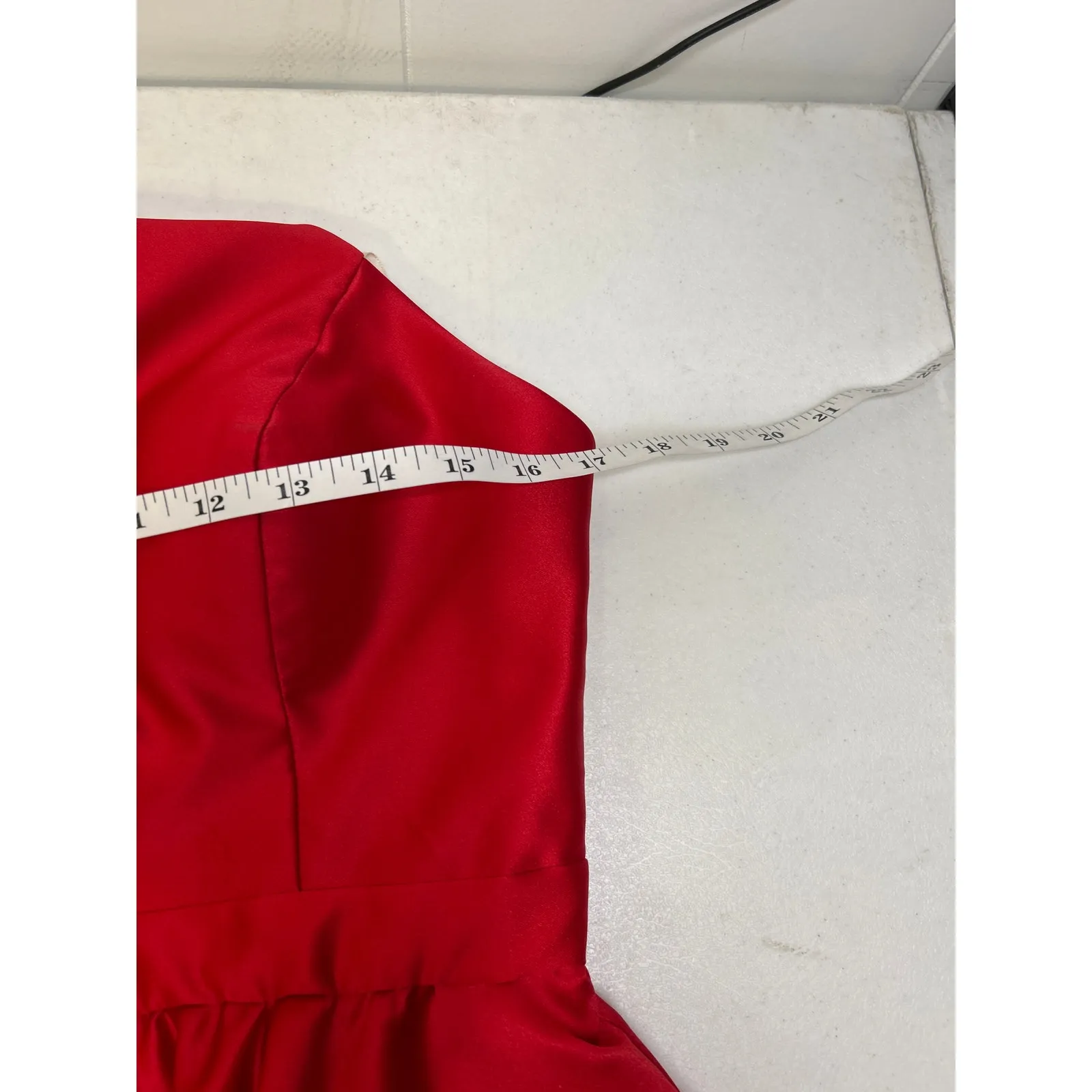 Blondie Nites Juniors' Halter Fit & Flare Homecoming Dress in Red Size 3 - Image 7