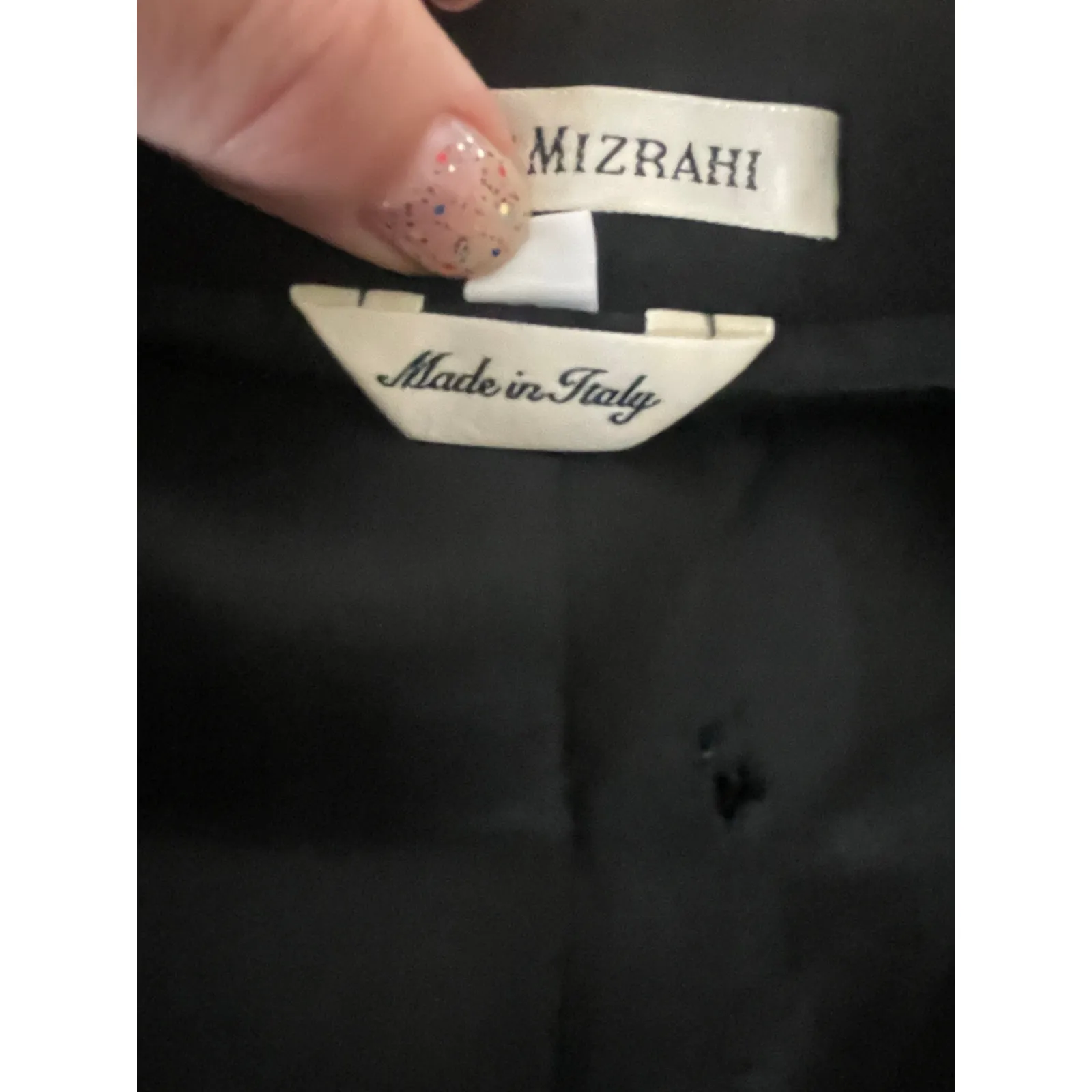 Isaac Mizrahi Collection Tailored Single Breasted Italian Wool Blazer Size 6 - Image 7