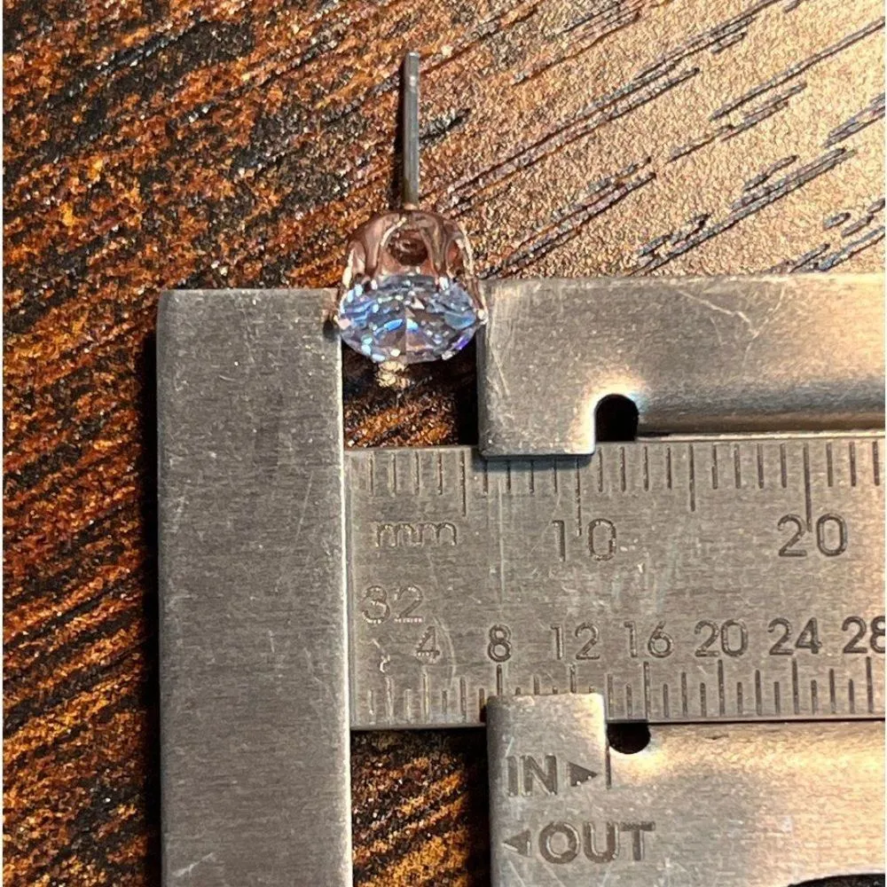 Swarovski Crystal Round Cut Studs Earrings - Image 3