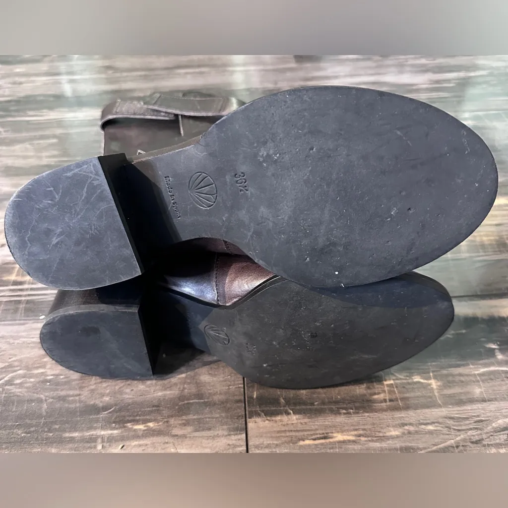 Coclico mid calf leather Mabel Boot in dark brown size‎ 36.5/6 Spain designer - Image 4