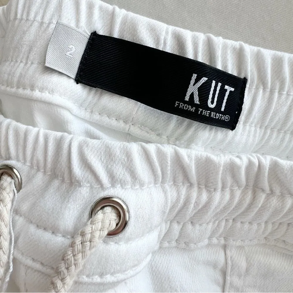 Kut From The Kloth High Rise Rachael Ankle Straight Leg Jeans Pants Drawstring - Image 12