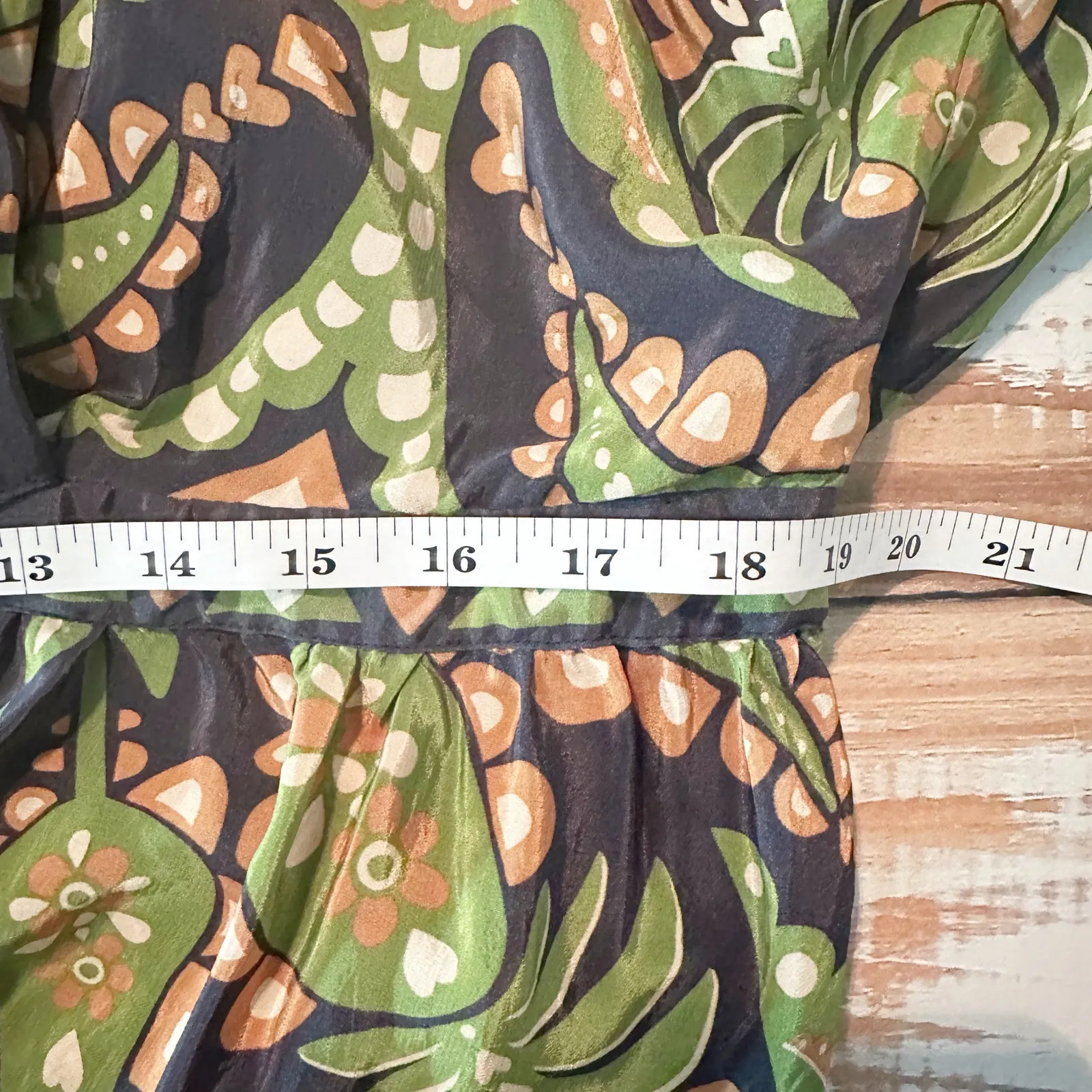 Farm Rio Black Martina Scarf V Neck Jumpsuit Size XL Casual - Image 7