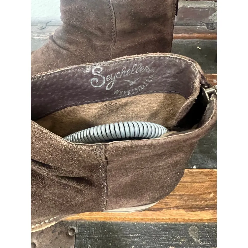 Seychelles Women's Challenge II Suede Boot Dark Brown Ankle 7.5 - Image 5