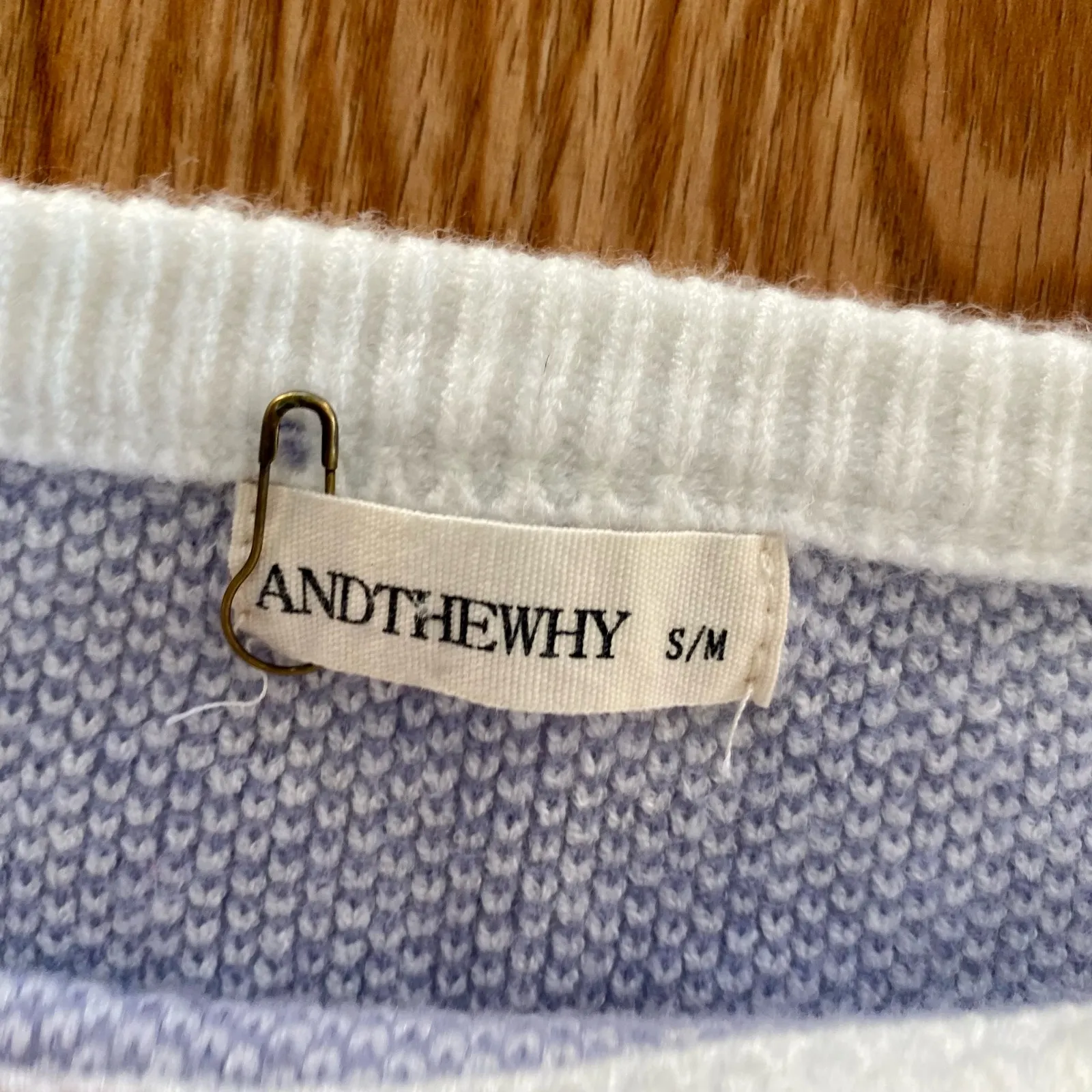 And The Why Cropped Purple Leopard Animal Spot Sweater Top Womens Small Medium White - Image 9