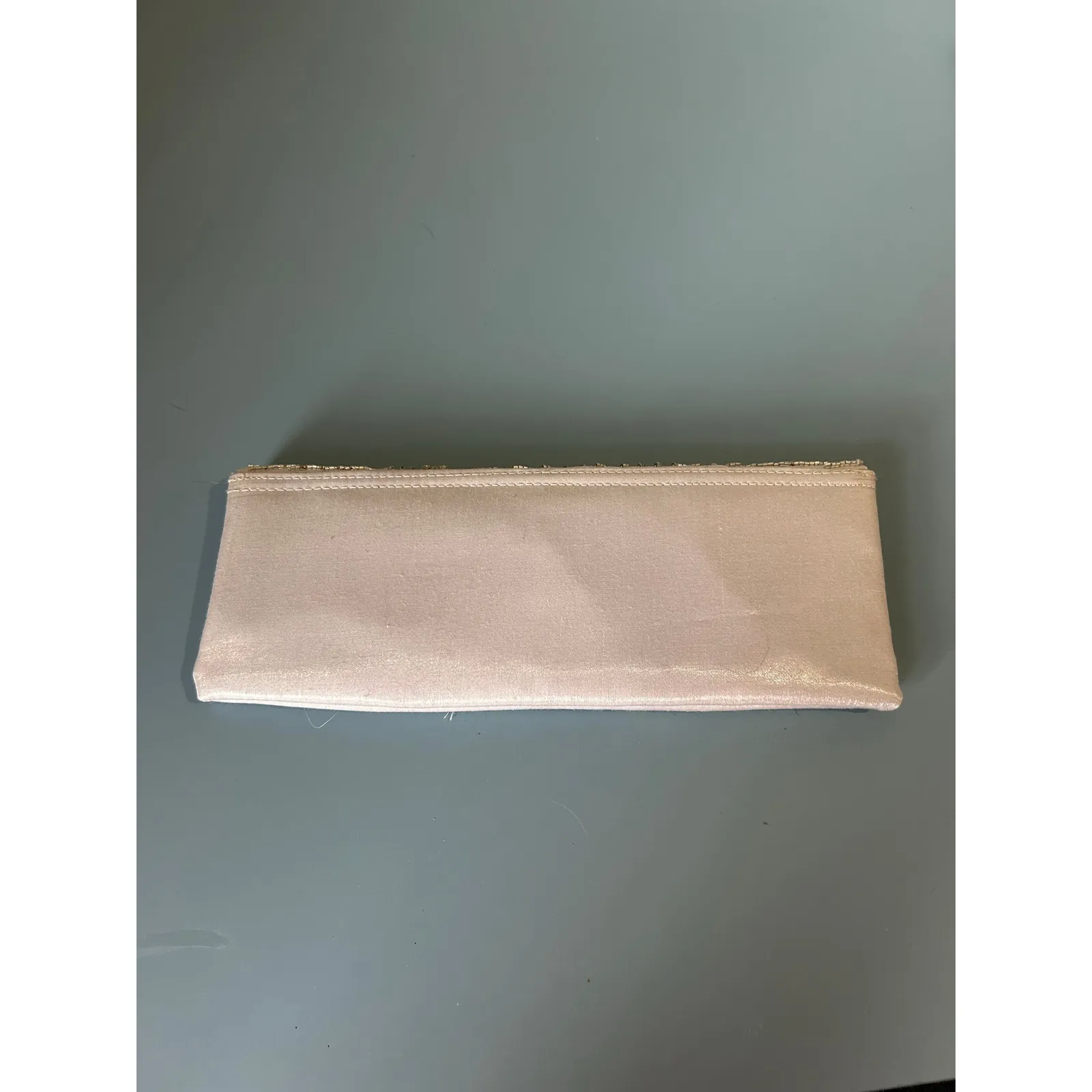 Silver beaded clutch party festive - Image 3