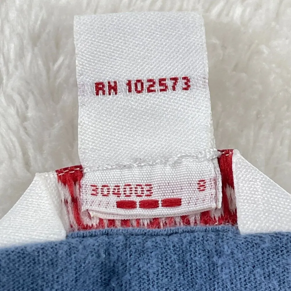 Vintage Hollister Y2K Top Tee Womens M Flavor Of The Week Blue Short Sleeve 2000 - Image 11