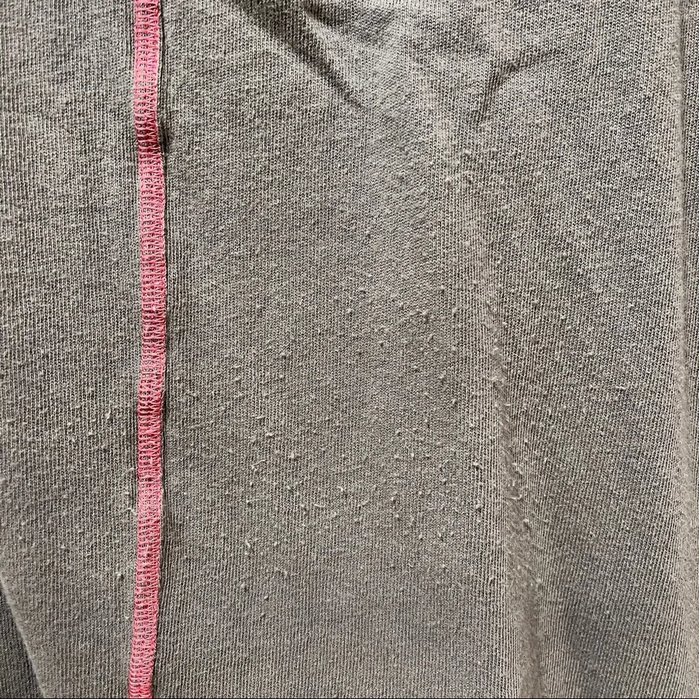 Urban Outfitters out from under grey & pink decorative stitching t shirt - Image 6