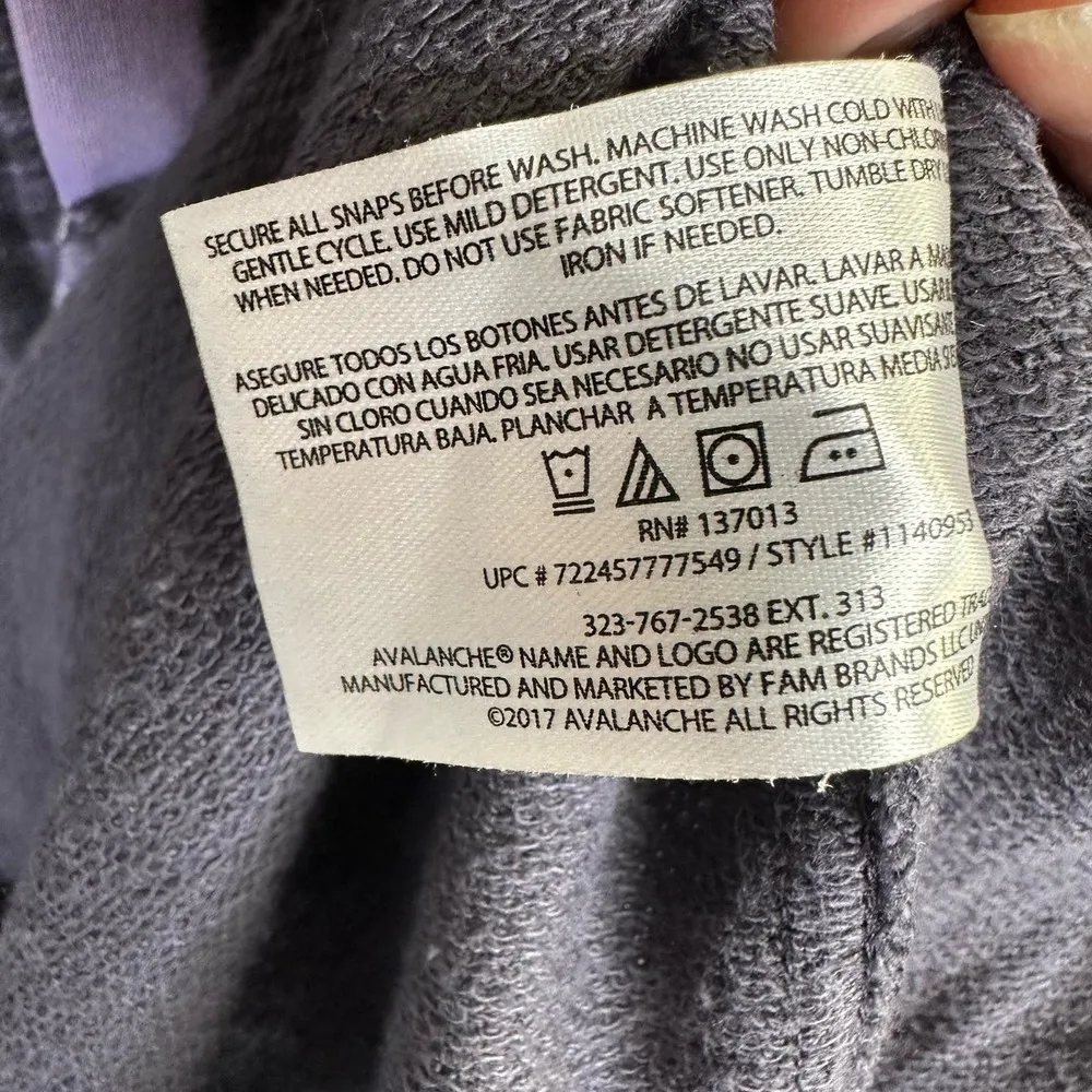 Avalanche Womens size Large Loma 1/4 Snap Front Pullover Purple Hiking Outdoor - Image 9