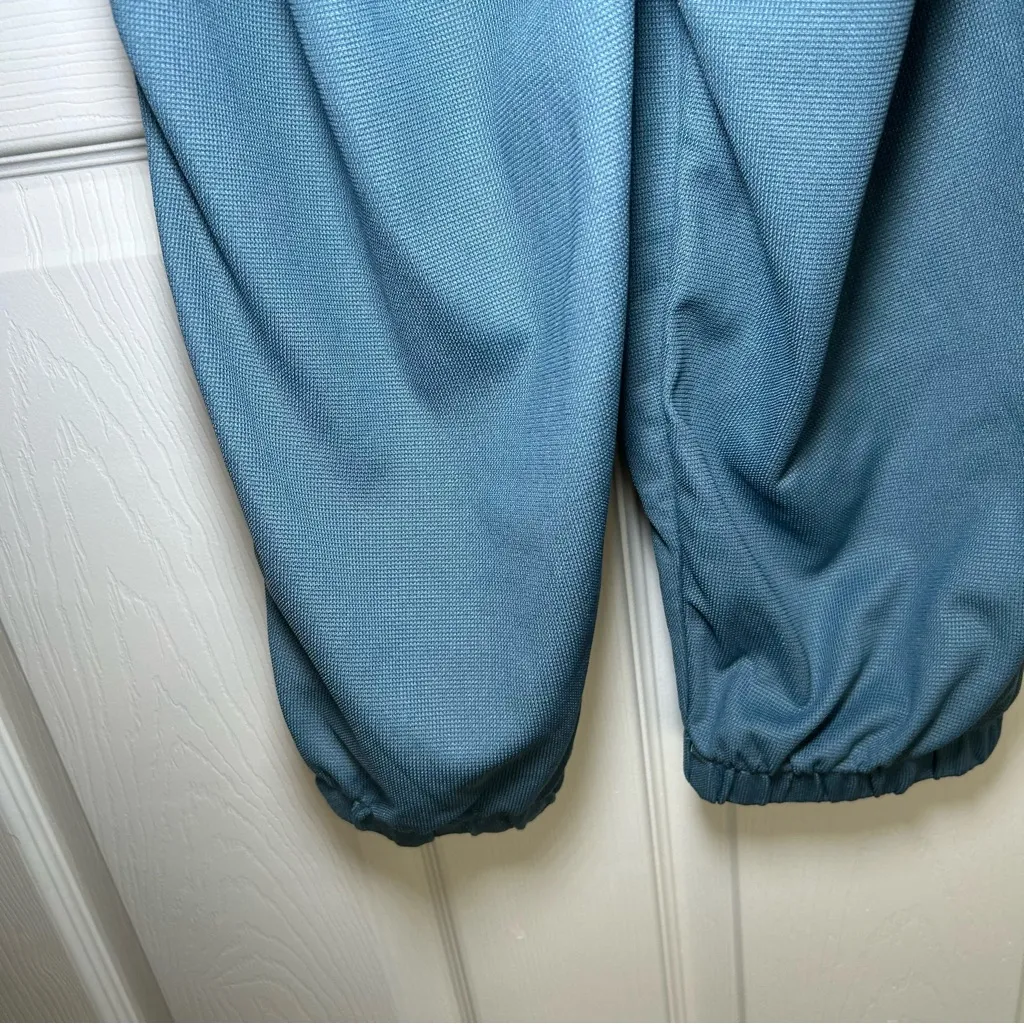 HALARA Pockets Waffle Casual Plus Size Jogger Overalls in Mountain Spring Blue - Image 4