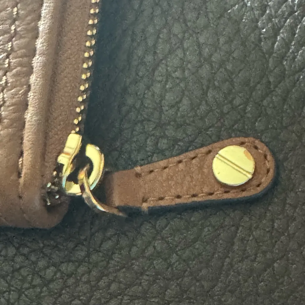 Michael Kors Moxley Brown Zip Around Continental Leather Wallet 100% authentic - Image 7