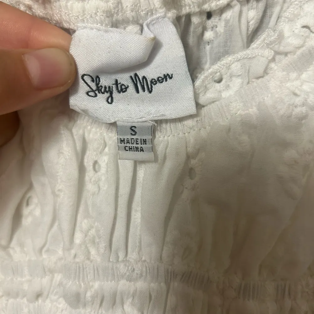 Sky To Moon White Mini Dress - Image 3