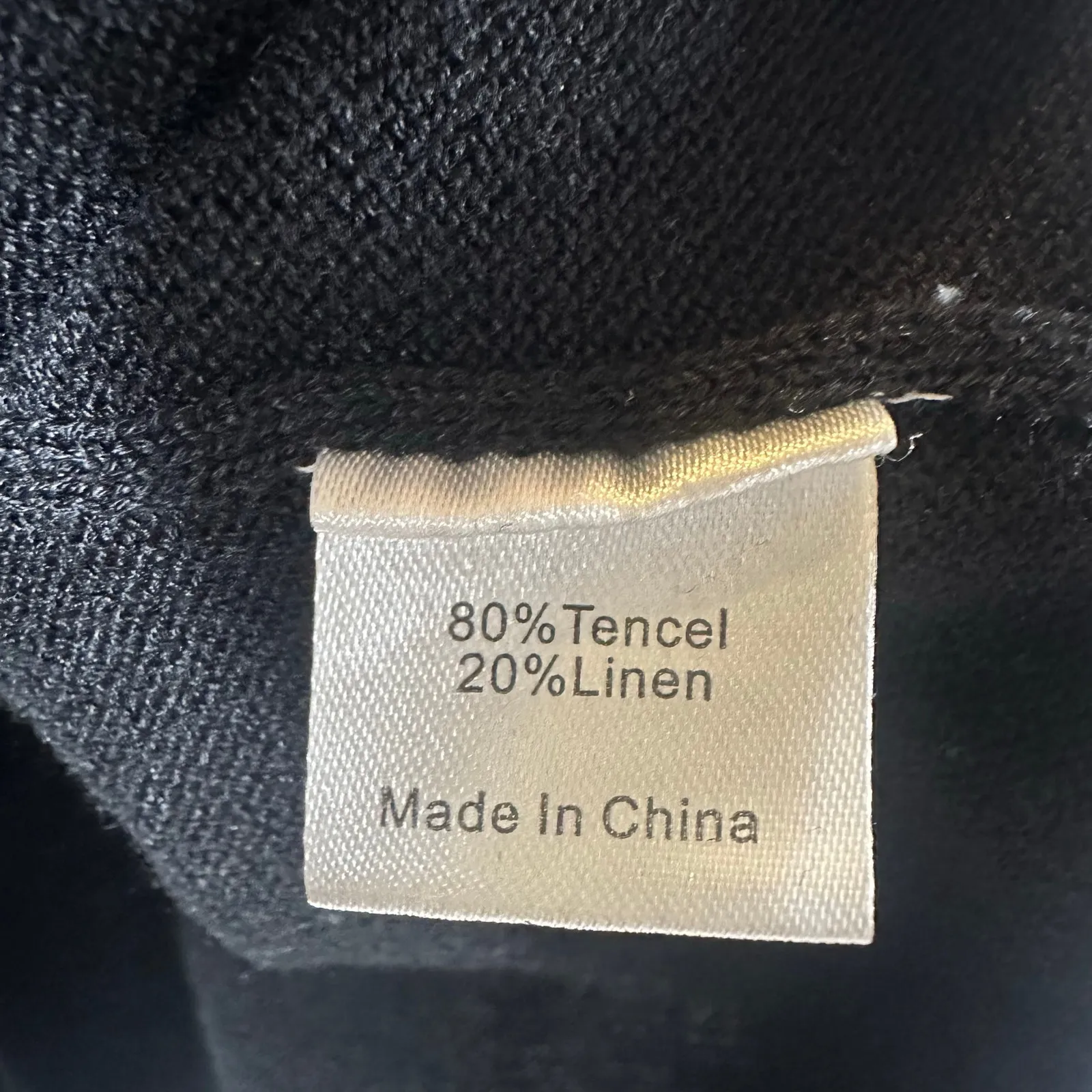 Tucknernuck Black Knit Polo Sweater Top - Image 6