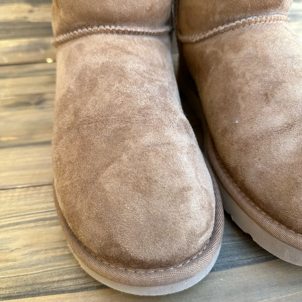 UGG Mini Bailey Bow Boots 1005062 Chestnut Brown Size 9 - Image 2