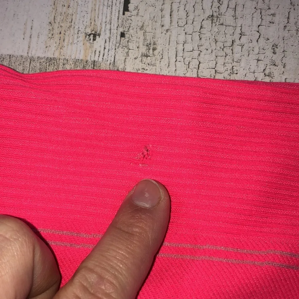 Gym Shark hot pink leggings gym workout pants thicker material athletic wear​​ - Image 8