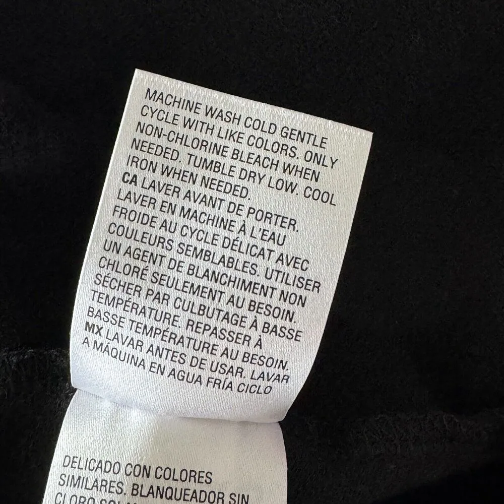 Style & Co X-Large A-Line Dress Sleeveless Stretch Scoop Neck Drawstring Black - Image 8