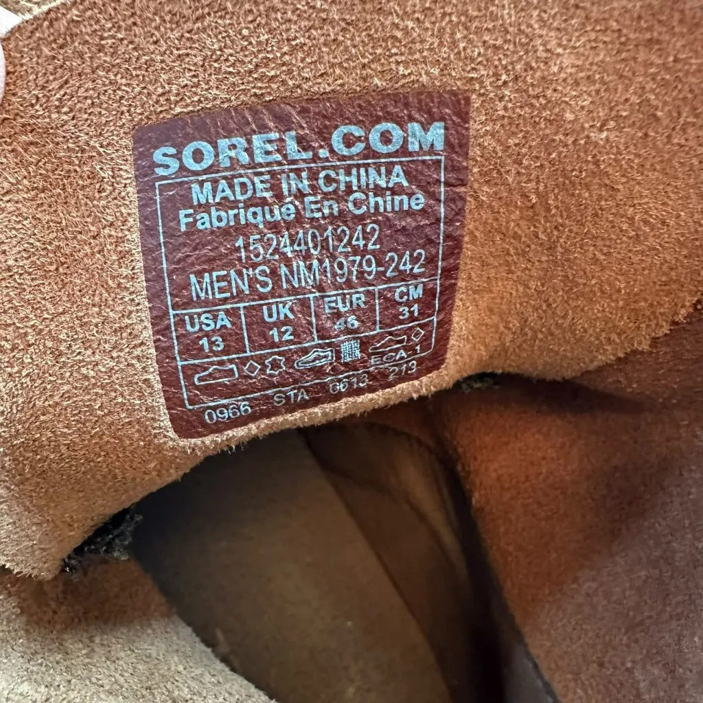 Pikolinos Leather Ankle Boots Cognac Brown Block Heel Zip Strap Detail Size 39 Tan - Image 8