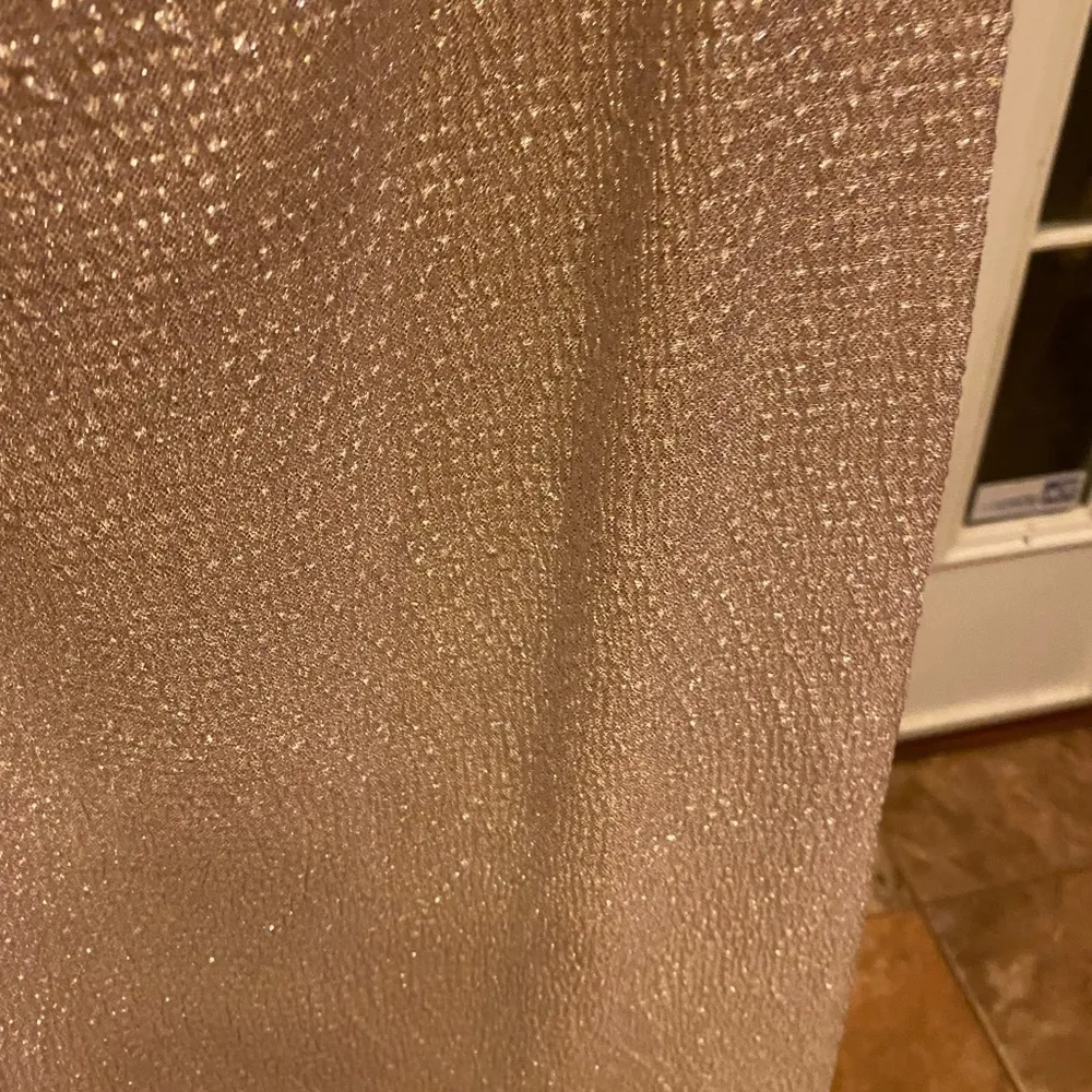 Nwt DESSY COLLECTION GOLD SPARKLY GOWN SIZE 14 - Image 2