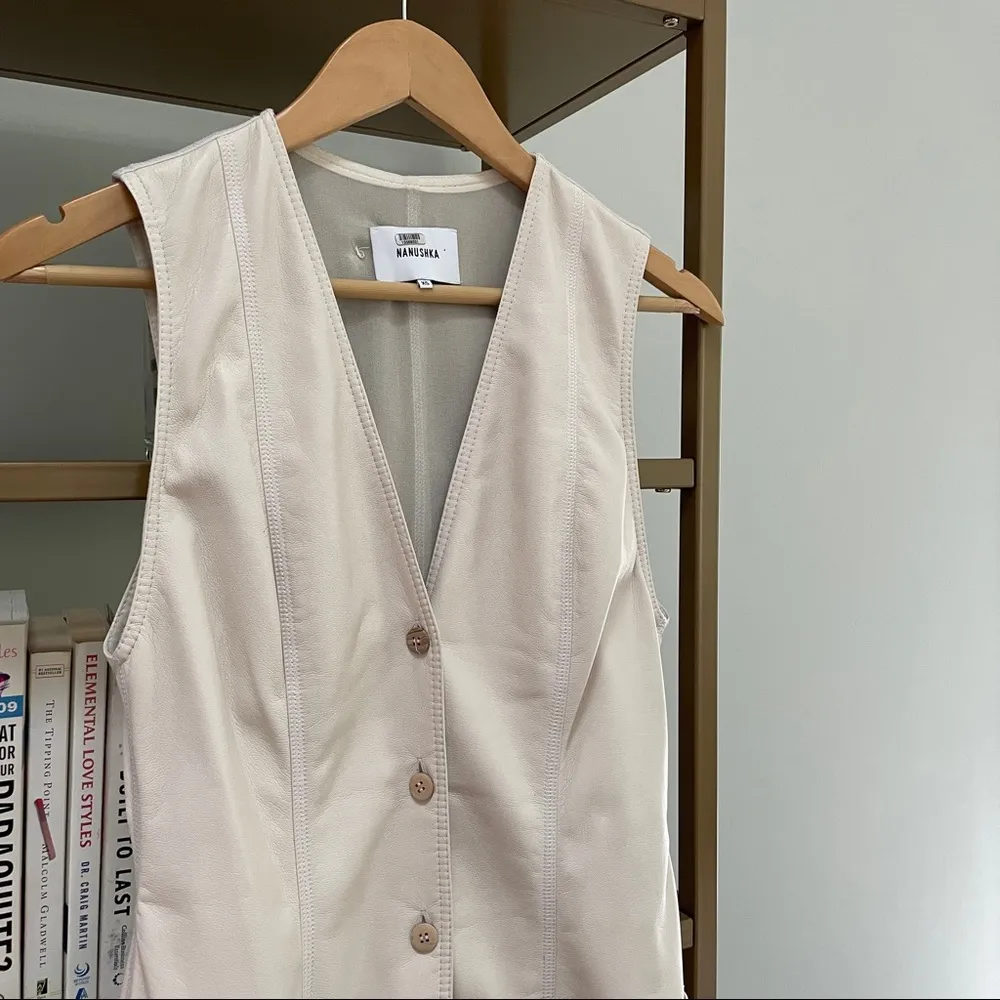 Nanushka Vegan Leather Menphi Dress Size XS - Image 13