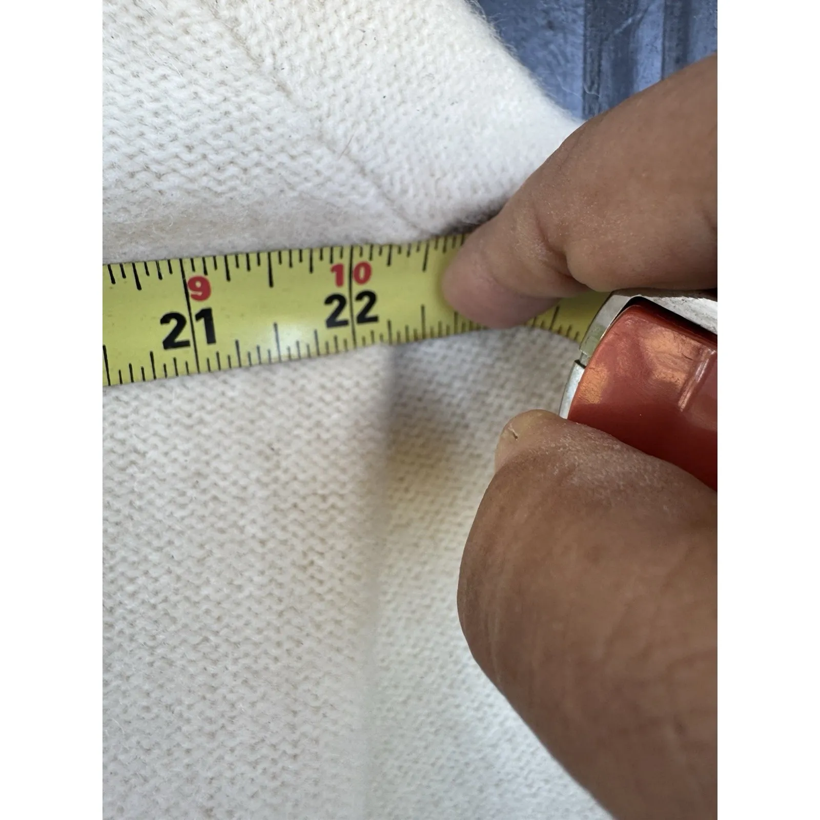 VTG Baxter Wells 100% Wool Embroidered Cardigan Sweater Christmas PL Petite L Tan Size undefined - Image 6