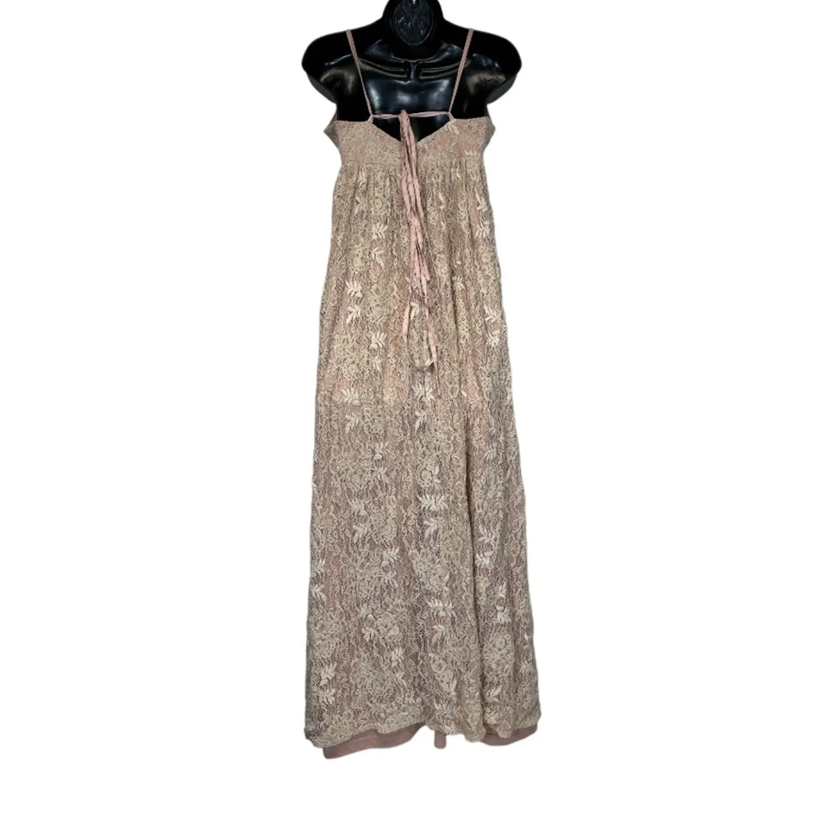Lulus Stolen Moments‎ Dusty Pink Sleeveless Maxi Dress Size S - Image 6